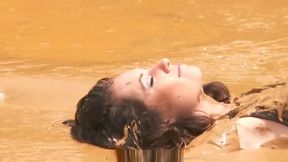 Beautiful Girl in Mud